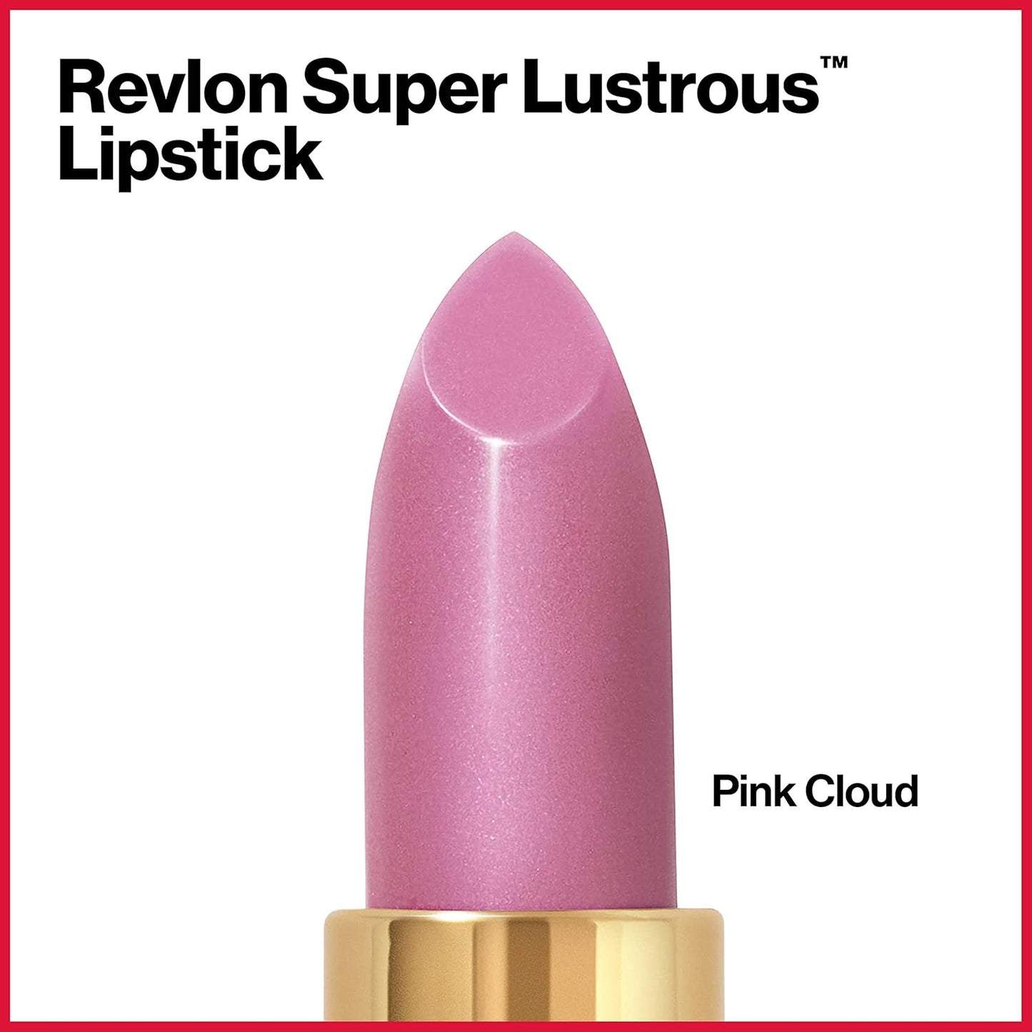 Super Lustrous Lipstick, Creamy Formula for Soft, Fuller-Looking Lips, Moisturized Feel, Pink Cloud (801), 0.15 Oz