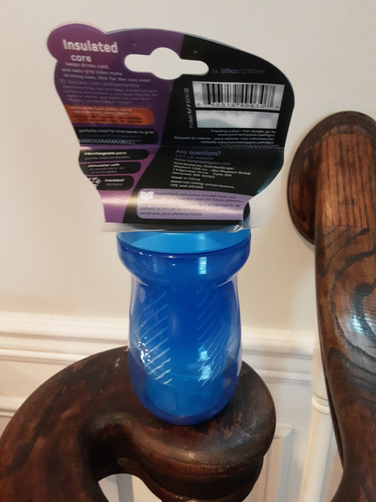 Tommee Tippee Insulated Sippee Cup 12m+ blue. OMG