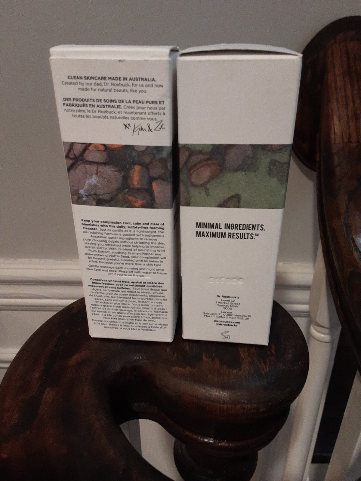 2X Dr Roebuck’s weightless foaming cleanser nib
