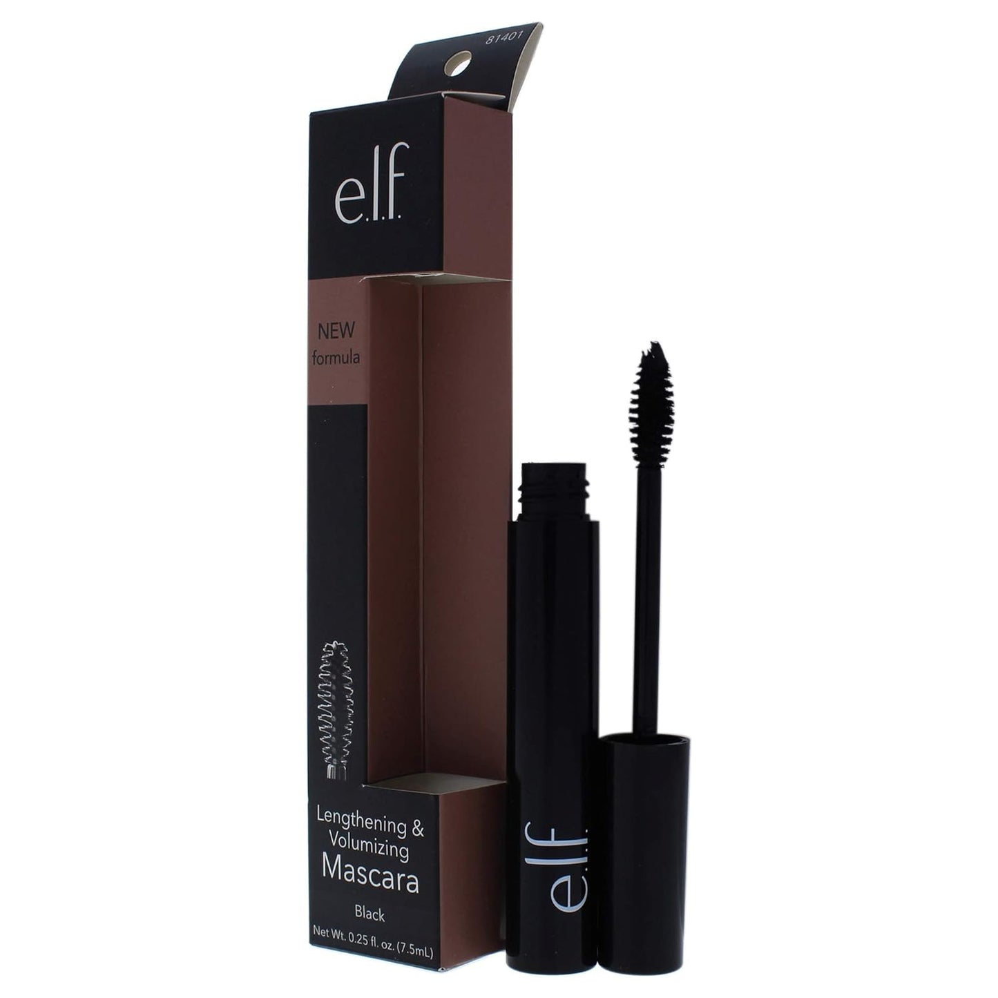 E.L.F. Cosmetics Cosmetics Lengthening & Volumizing Mascara, Black, 0.24 Oz