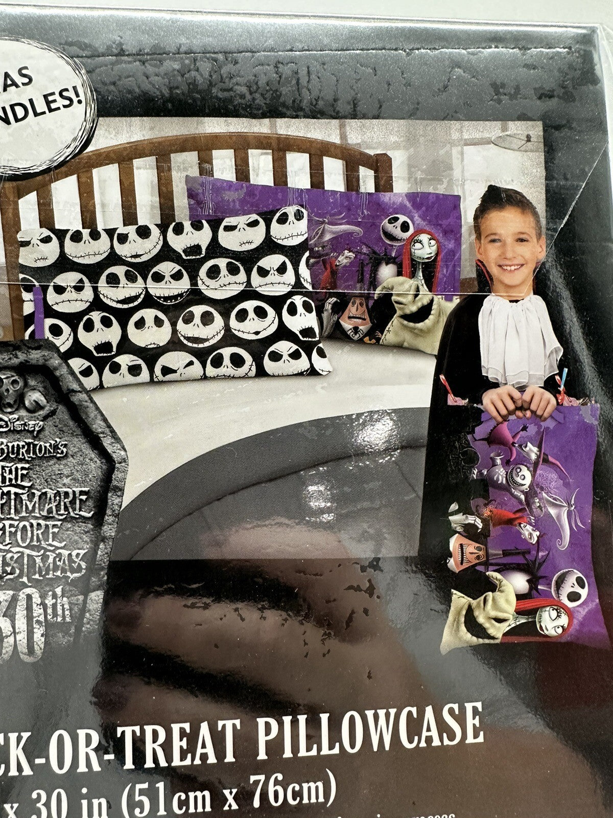 Nightmare before Christmas Trick or Treat Bag Pillowcase Halloween with Handles