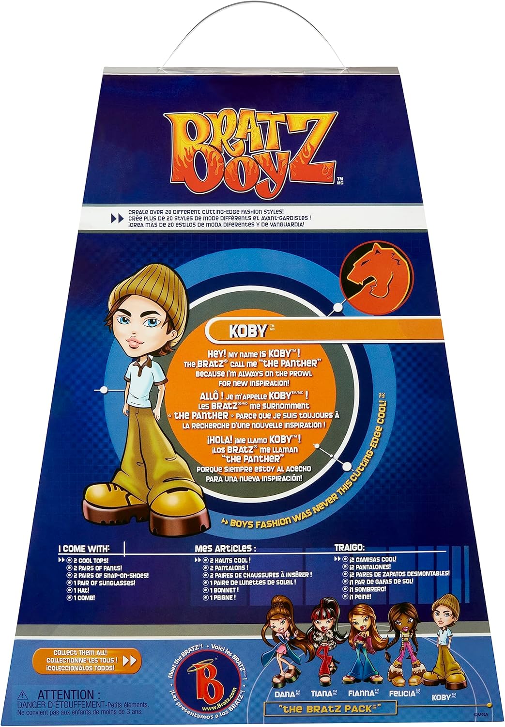 Original Fashion Doll Koby Boyz Series 3 with 2 Outfits and Poster, Collectors Ages 6 7 8 9 10+