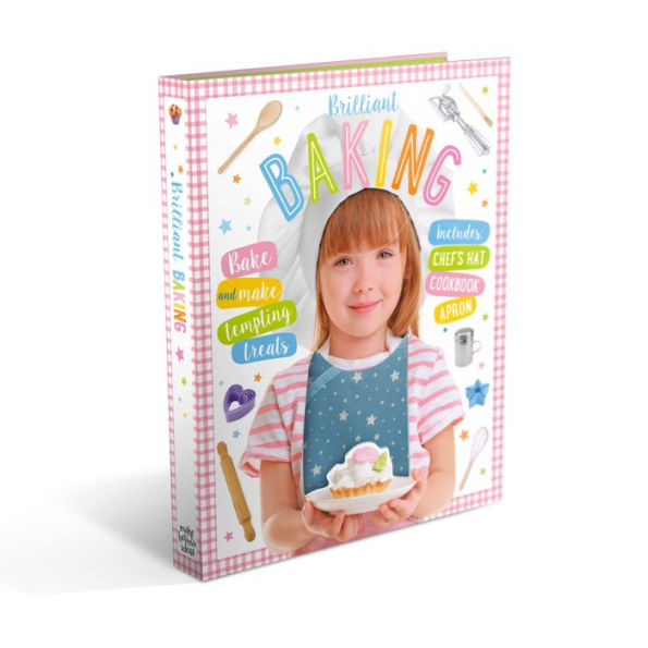 Make Believe Ideas Brilliant Baking Cookbook, Include Kid'S Chef'S Hat & Apron