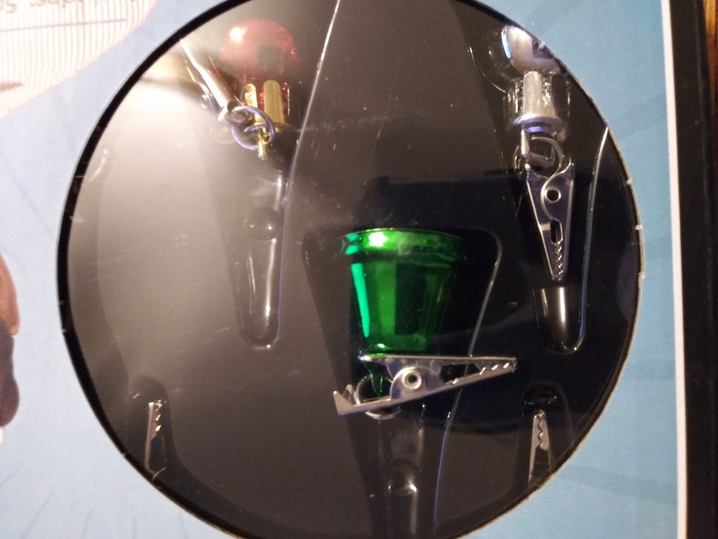 Beard Jingle Bells Clips into the Hair or Beard for Festive Look 5 Bell 5 Bauble