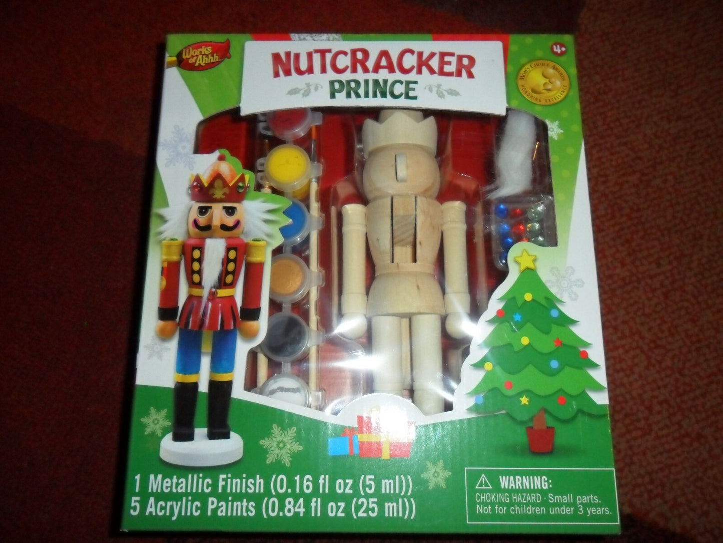 Nutcracker Prince Paint Kit Holiday Wood Master Pieces Works of Ahhh... New