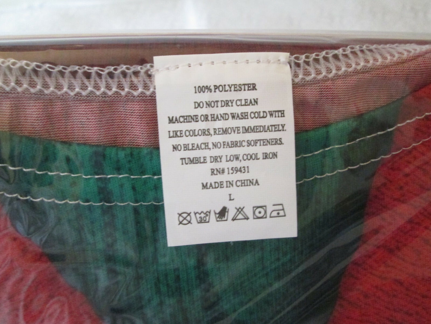 New - Men'S 3D Christmas Ugly Sweater Long Sleeve T-Shirt ( Size : L) #1