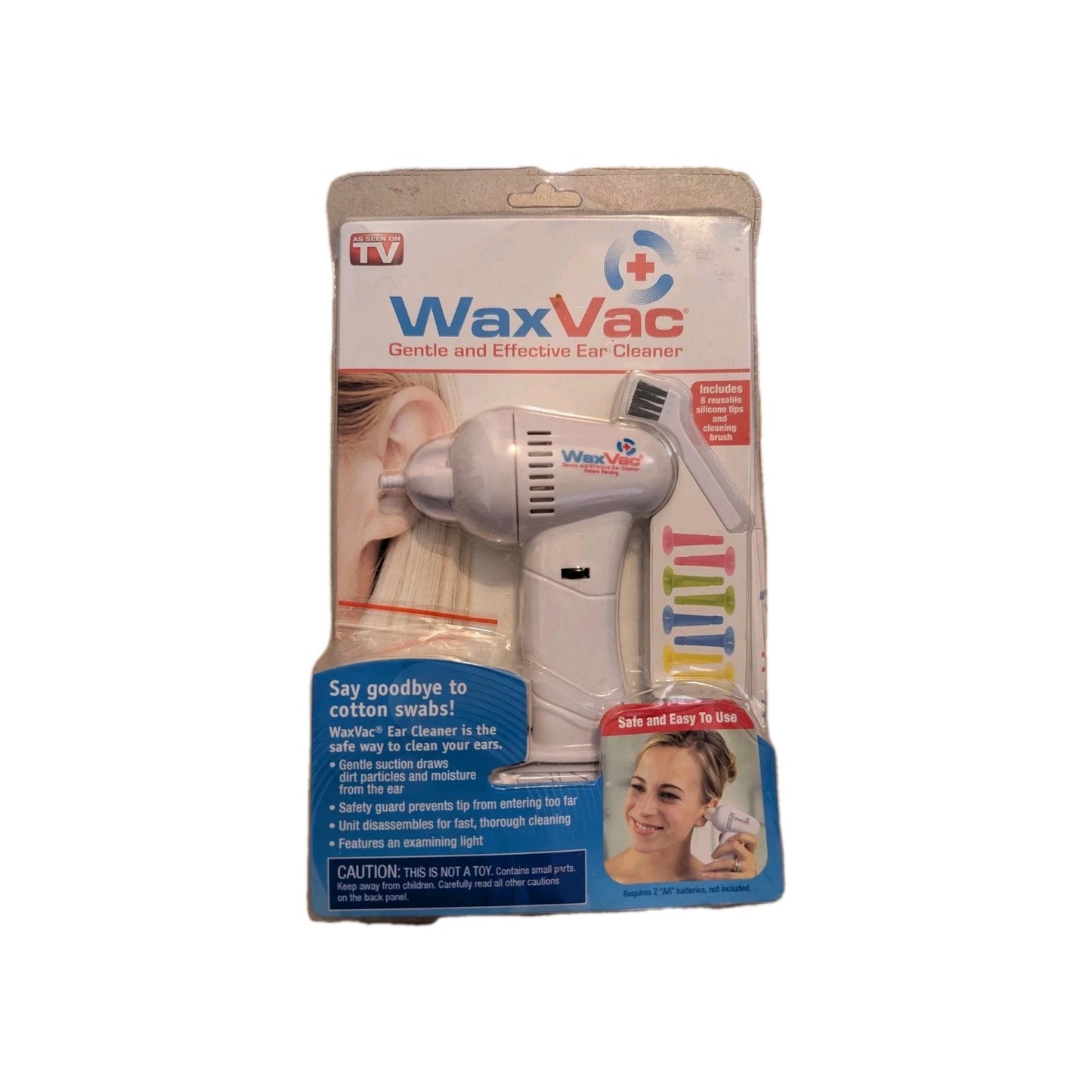 Waxvac Ear Cleaner Battery Operated Wax Remover Vacuum as Seen on TV