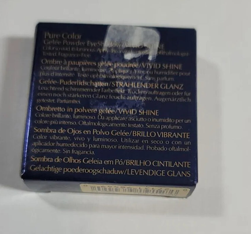 Estee Lauder Pure Color Gelee Powder Eyeshadow LIGHTS OUT Vivid Shine .03 Oz