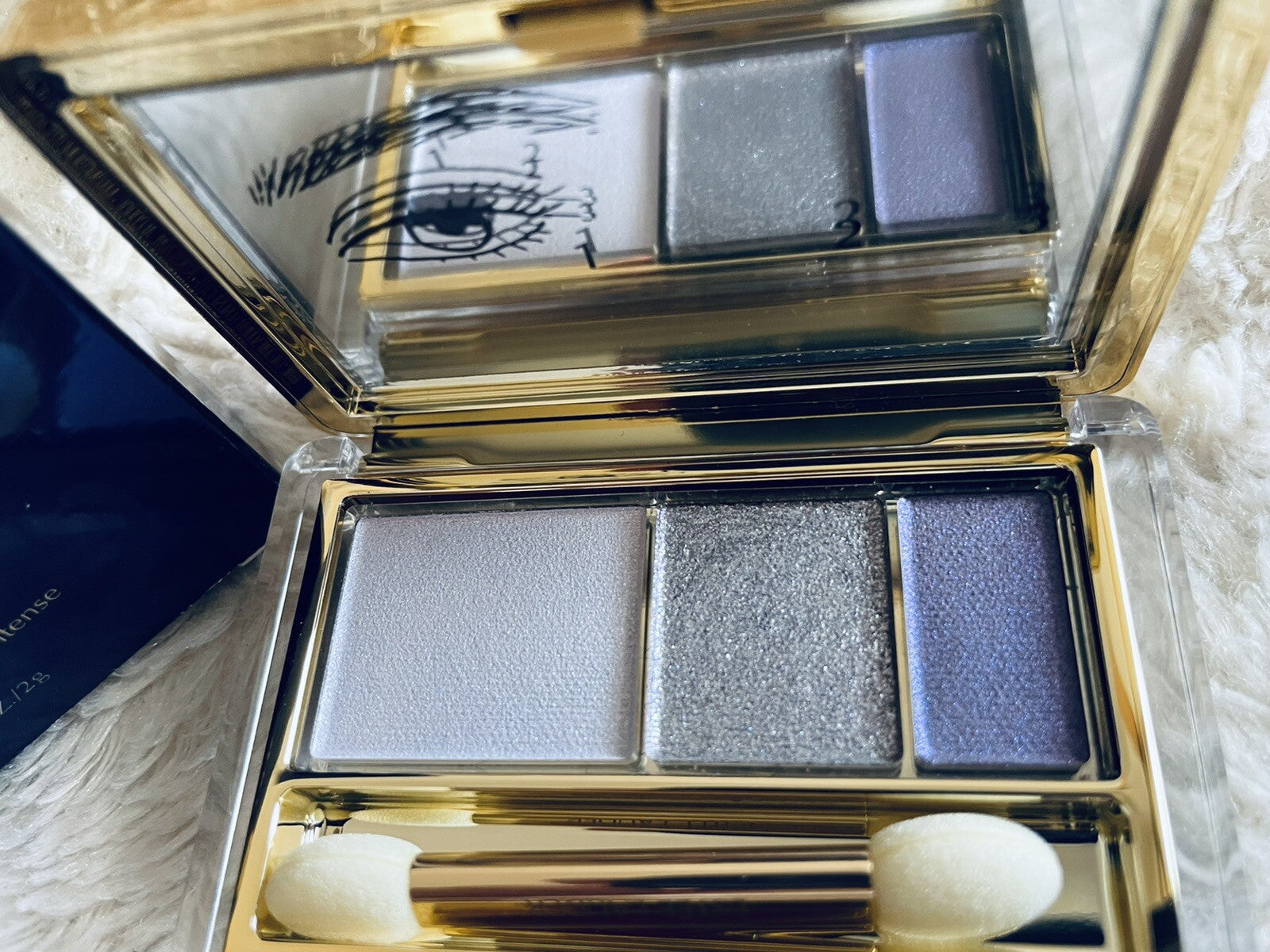 Estee Lauder Pure Color Instant Intense Eyeshadow Trio - 03 Steel Lilacs
