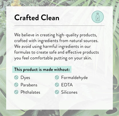No-Rinse Foaming Hand Cleanser – Hand Soap in Pump Dispenser – Bathroom & Kitchen Foam Cleaner – All Natural, Alcohol Free, Lemongrass, 1.6 Fl. Oz., Single