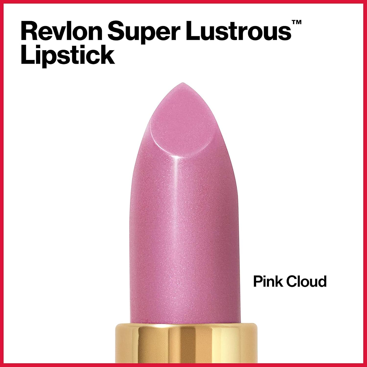 Super Lustrous Lipstick, Creamy Formula for Soft, Fuller-Looking Lips, Moisturized Feel, Pink Cloud (801), 0.15 Oz