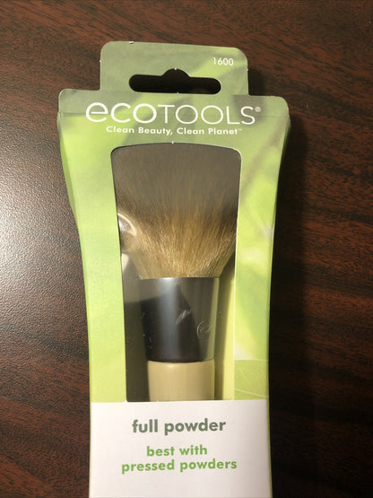 Ecotools Full Powder Brush Best with Pressed Powders 1600. Box Is Plantable