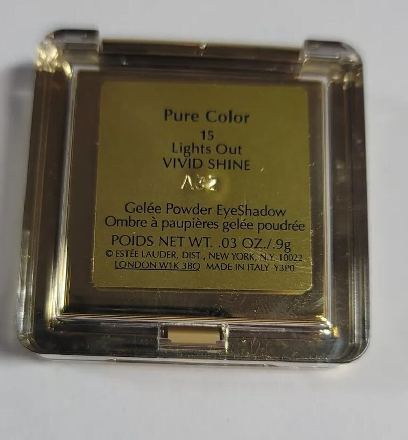 Estee Lauder Pure Color Gelee Powder Eyeshadow LIGHTS OUT Vivid Shine .03 Oz