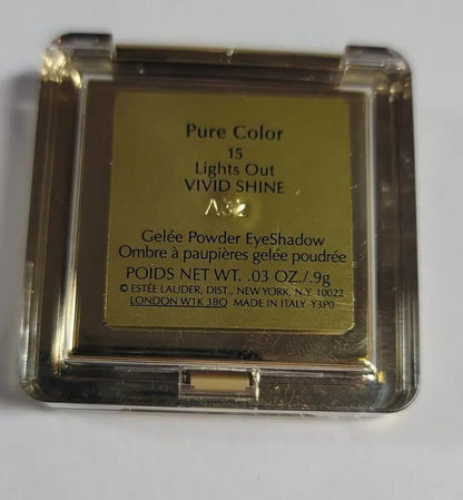 Estee Lauder Pure Color Gelee Powder Eyeshadow LIGHTS OUT Vivid Shine .03 Oz