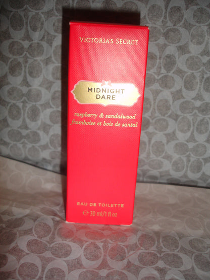 NEW VICTORIA'S SECRET MIDNIGHT DARE RASPBERRY PERFUME FRAGRANCE 1 OZ RETIERED