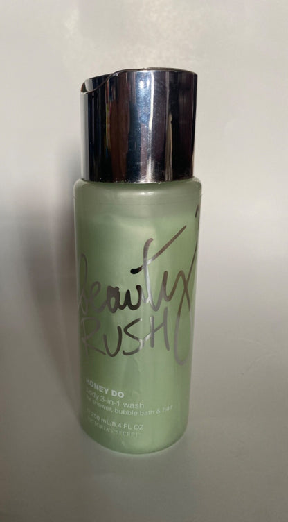 New VICTORIA'S SECRET BEAUTY RUSH 3-IN-1 BODY WASH 3.4 Oz RARE!