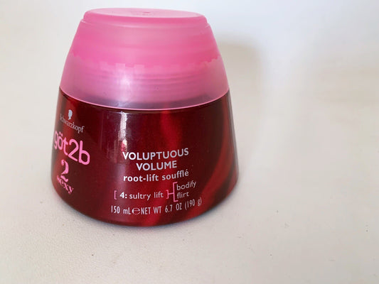 SCHWARZKOPF GOT2B 2 Sexy Voluptuous Volume Root Lift Souffle 6.7 Oz
