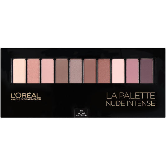 L’Oréal Paris Makeup Colour Riche Eye 'La Palette Nude' Eye Shadow Palette with Brush, 112 Nude Intense, 0.62 Oz.