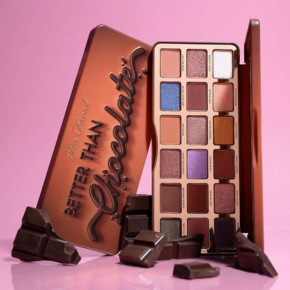 Better than Chocolate Eyeshadow Makeup Palette | High Pigment, Shimmer + Matte, 0.7 Ounce