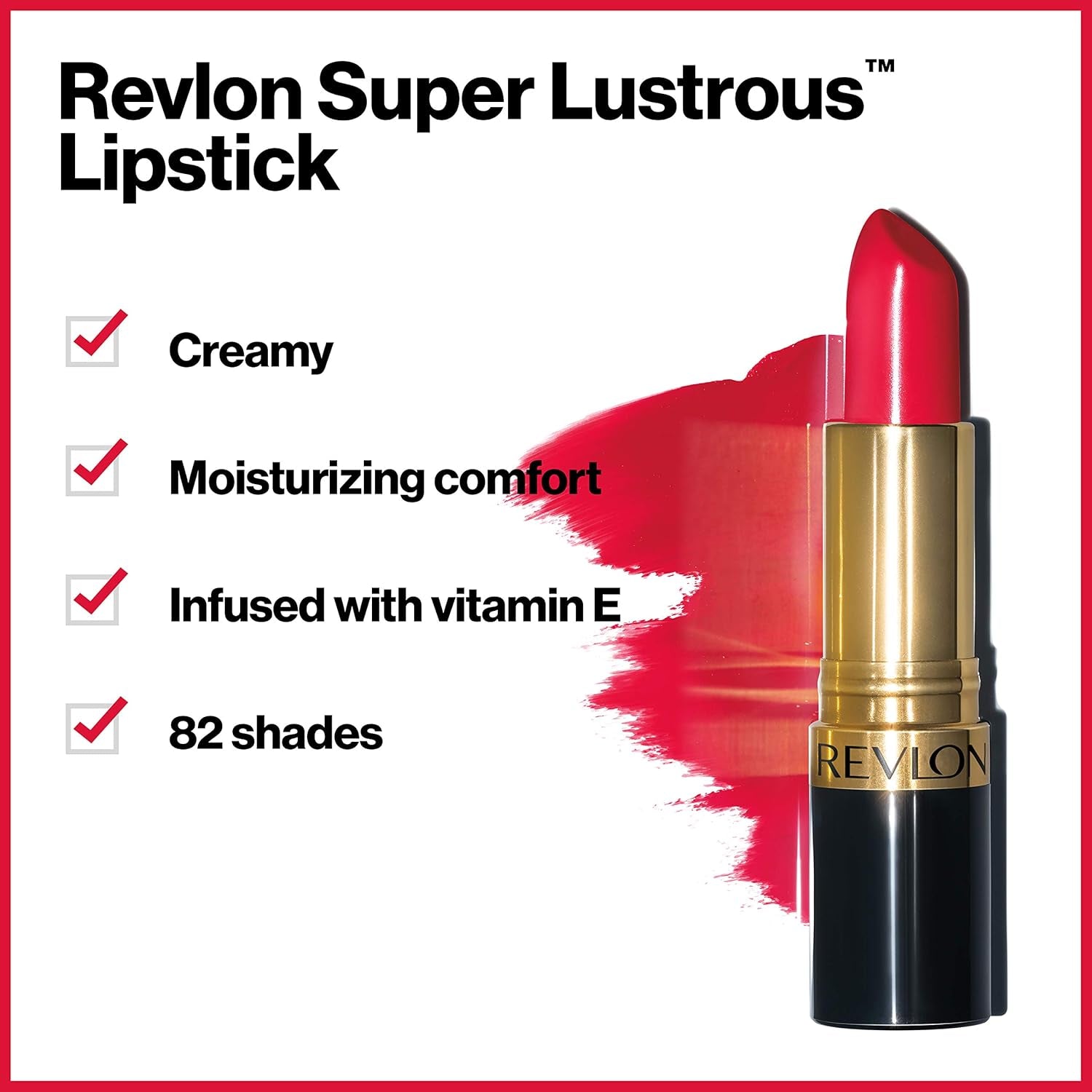 Super Lustrous Lipstick, Creamy Formula for Soft, Fuller-Looking Lips, Moisturized Feel, Pink Cloud (801), 0.15 Oz