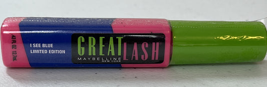 Maybelline Great Lash Limited Edition Mascara- Color: I See Blue Sealed