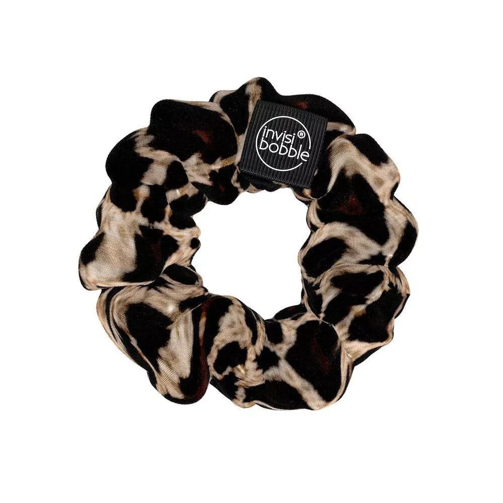 Lot of 2 Invisibobble Sprunchie Spiral Hair Ring - True Black & Purrfection 4Ct