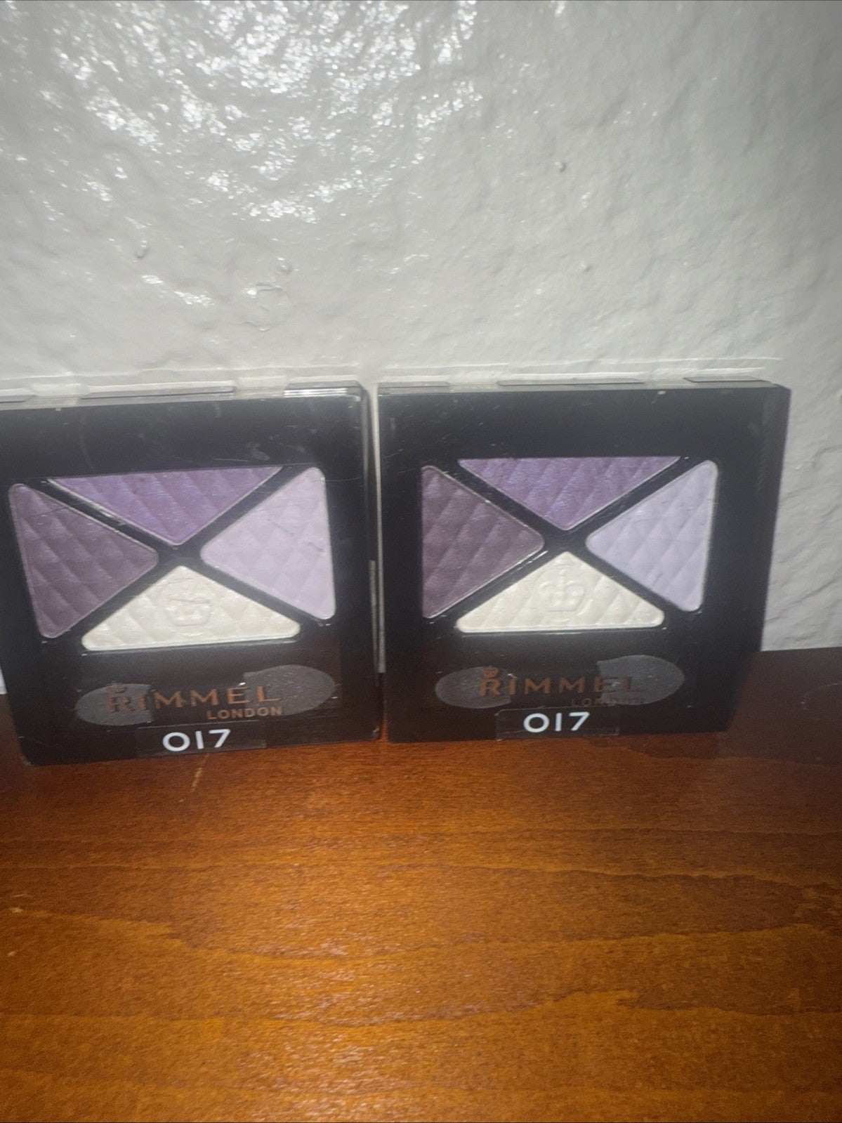 Lot of 2 New Rimmel Glam Eyes Quad Eyeshadow Eye Shadow Dark Signature 017