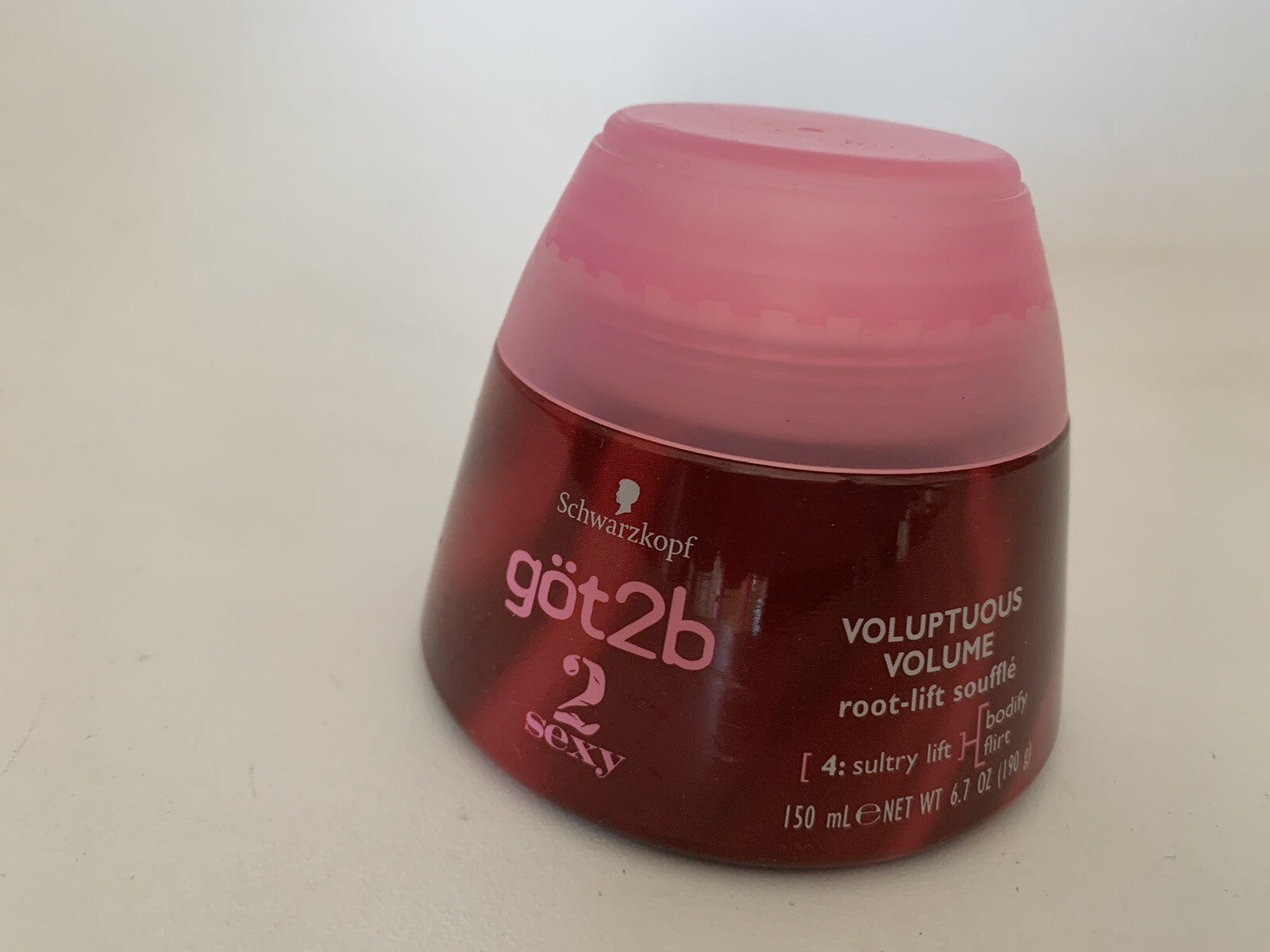SCHWARZKOPF GOT2B 2 Sexy Voluptuous Volume Root Lift Souffle 6.7 Oz