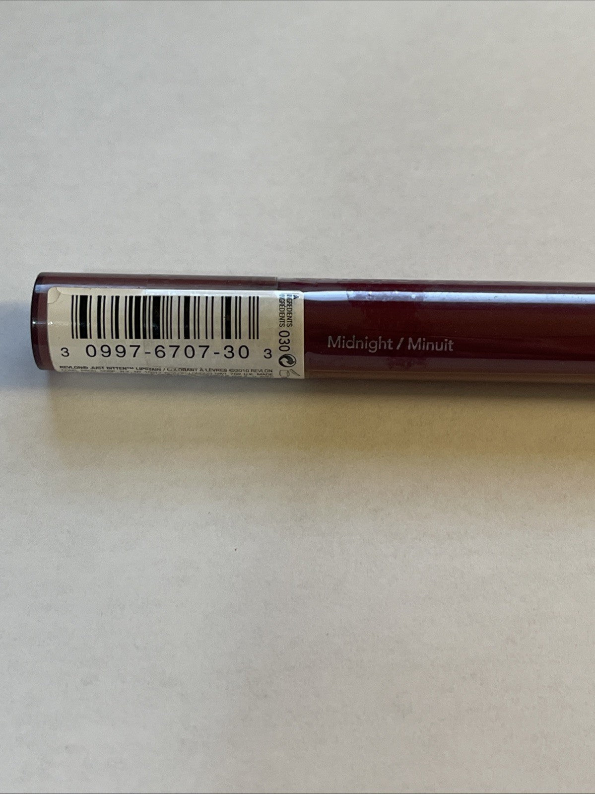 Revlon Just Bitten Lipstain & Balm - MIDNIGHT - Brand New / Sealed