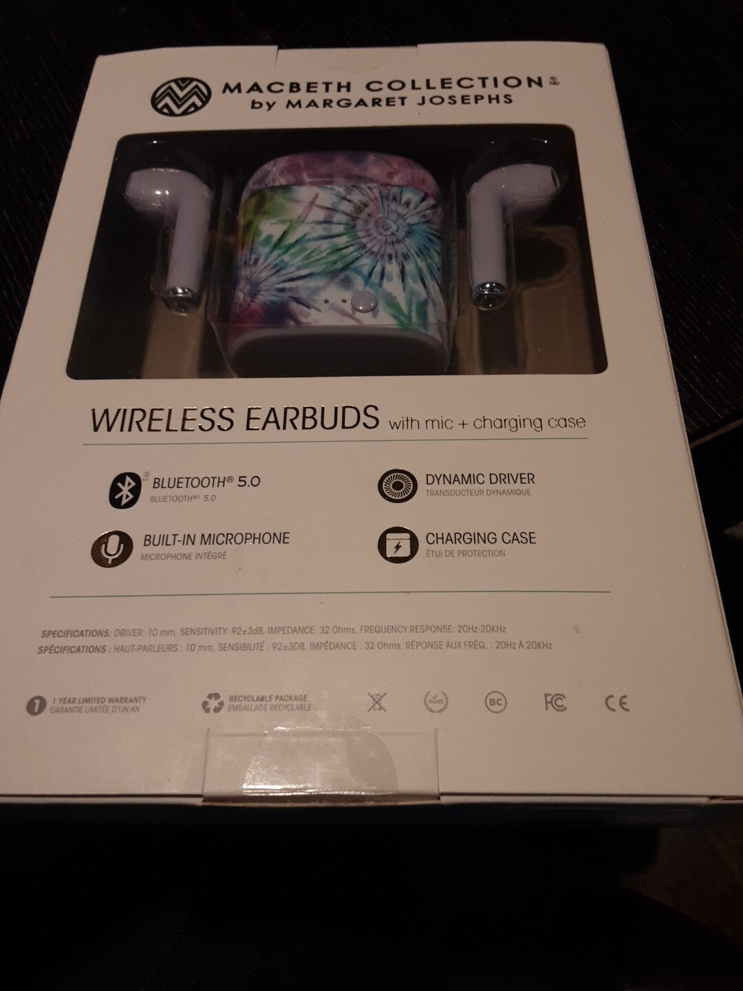 Macbeth Collection BY Margaret Josephs  True  Wireless Earbuds Works With Siri 