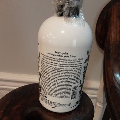 PHILOSOPHY WILD BLACKBERRY BLOSSOM BODY SPRITZ LOT 16 OZ UNSEALED NWOB