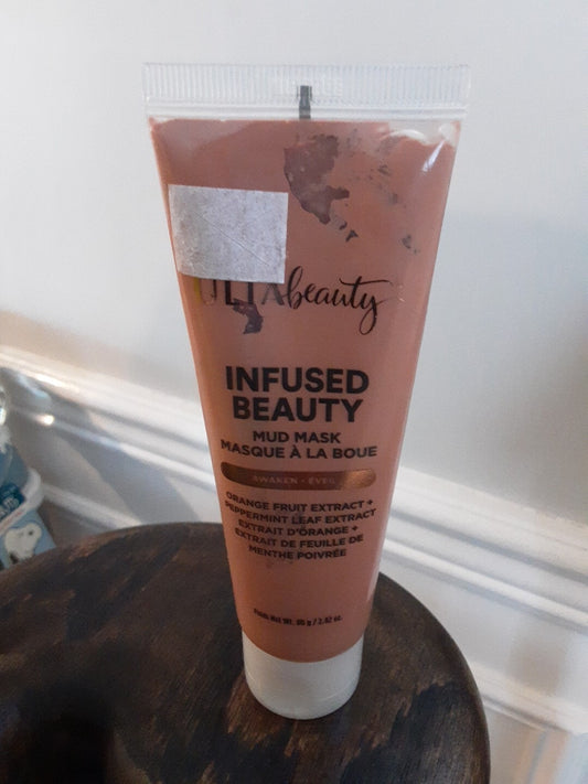 ULTA Beauty Infused Beauty Mud Mask "Awaken" ORANGE, PEPPERMINT LEAF EXTRACT NEW