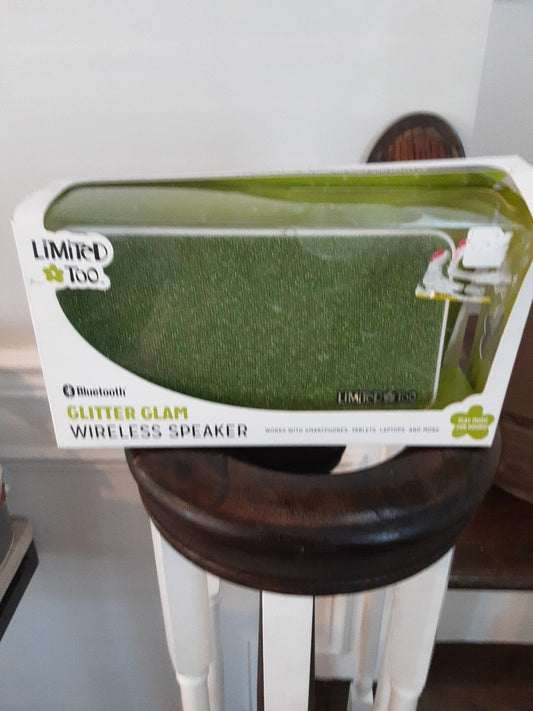 Limited Too Bluetooth Wireless Speaker Glitter Glam Speaker - NIB See Pics 