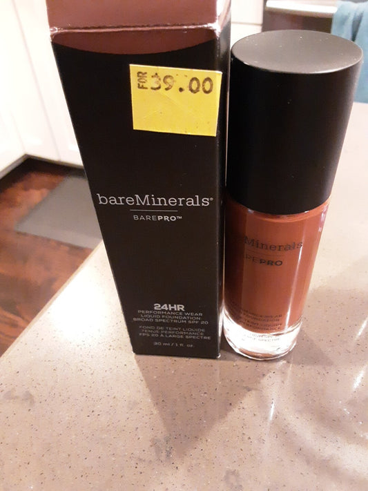 Bareminerals Barepro 24Hr Performance Wear Liquid Foundation 1oz  New With Box