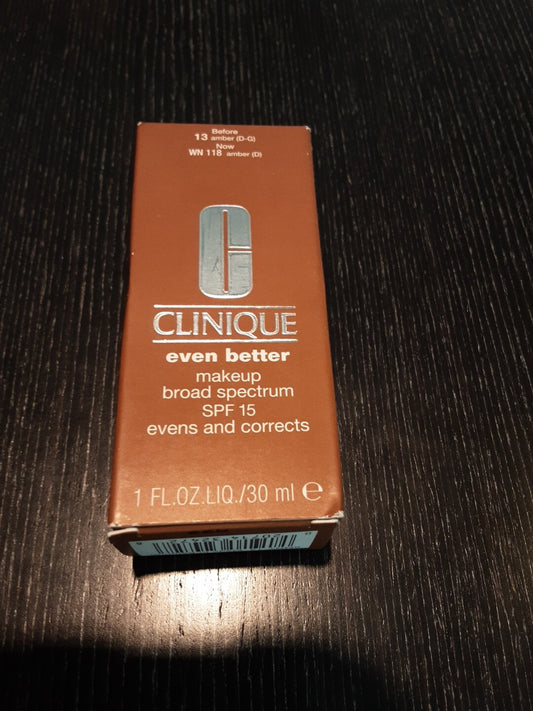 Face Foundation Even Better Makeup Broad Spectrum SPF15 Amber WN 118 by Clinique