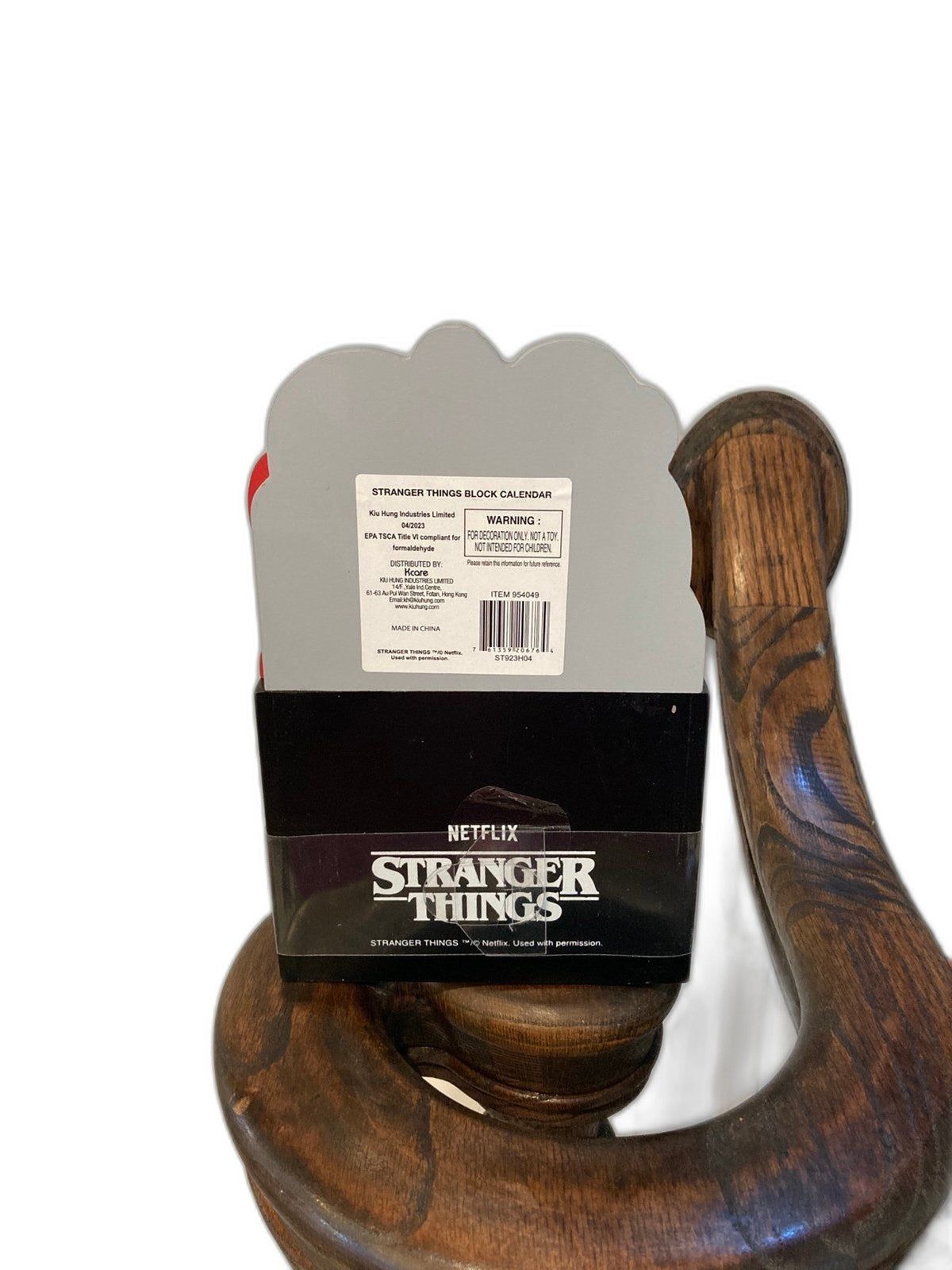 Stranger things block calendar