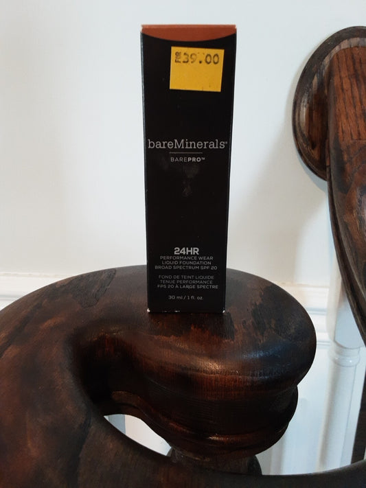 BareMinerals BarePro Performance Wear Liquid Foundation SPF 20 1 oz MAPLE 24.5
