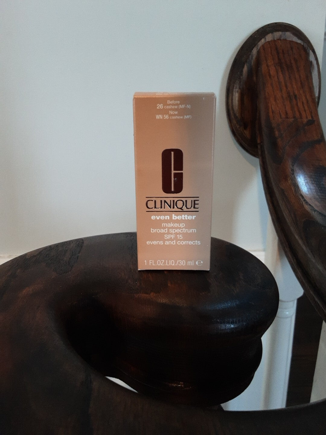NIB Clinique Even Better Broad Spectrum SPF 15 Evens & Corrects WN 56 Cashew