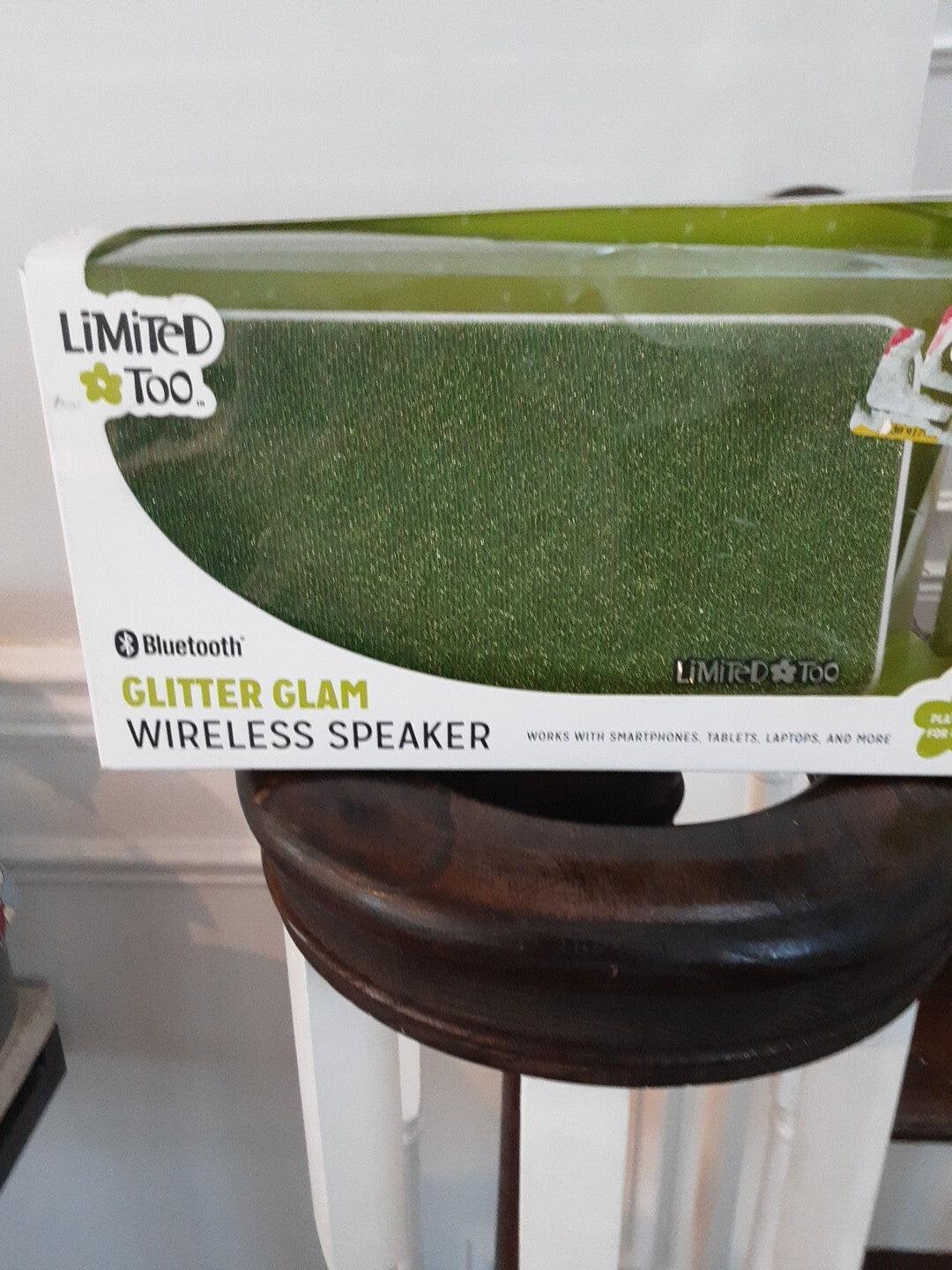 Limited Too Bluetooth Wireless Speaker Glitter Glam Speaker - NIB See Pics 