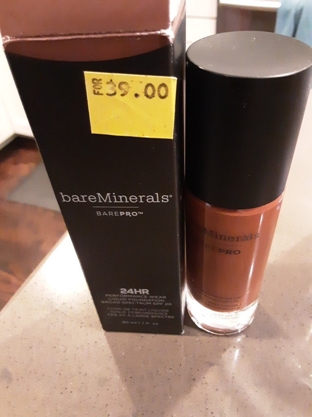 Bareminerals Barepro 24Hr Performance Wear Liquid Foundation 1oz  New With Box