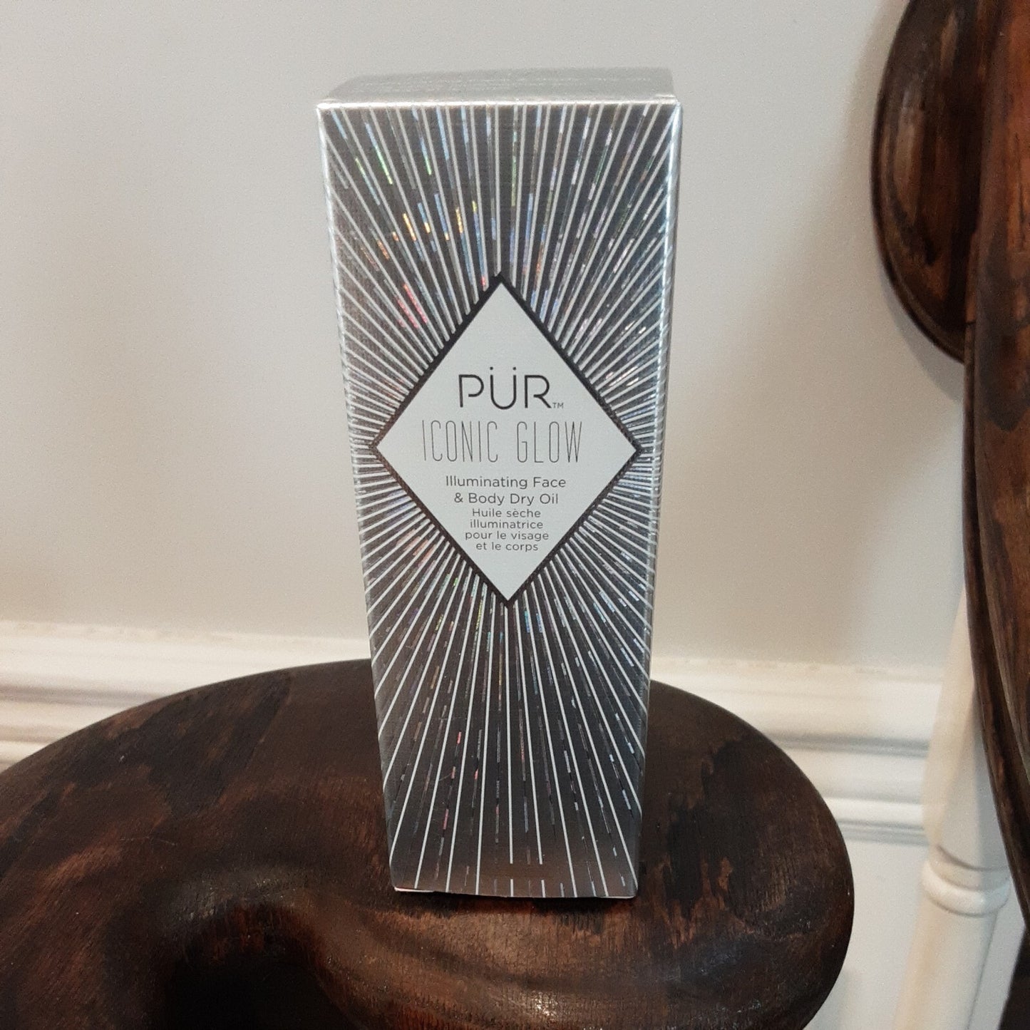 PUR Iconic Glow Illuminating Face & Body Dry Oil Glistening Skin 1 oz New