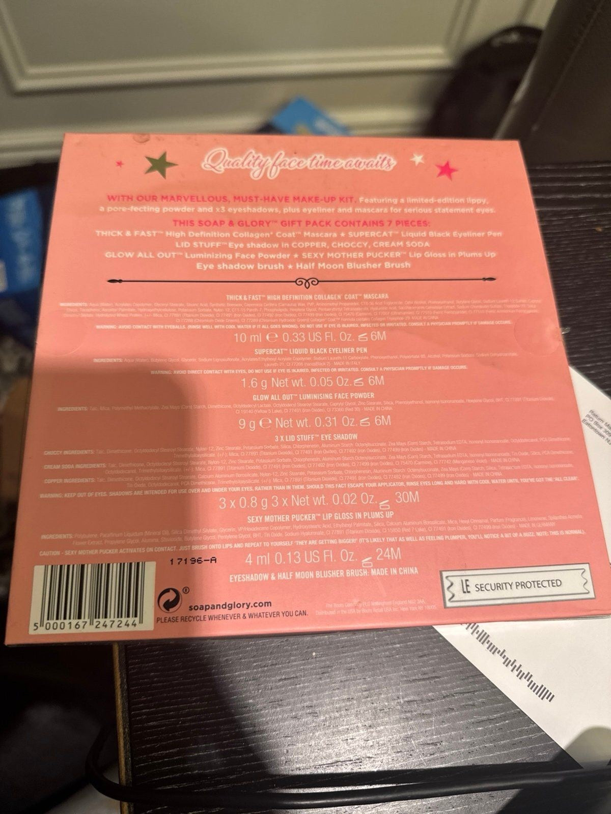 Soap & Glory flatter box