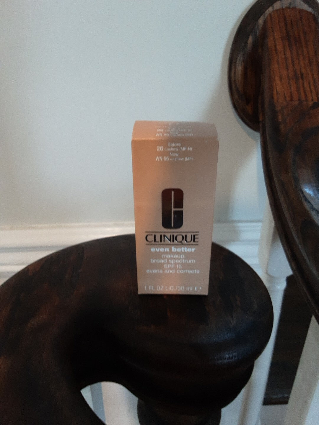 NIB Clinique Even Better Broad Spectrum SPF 15 Evens & Corrects WN 56 Cashew
