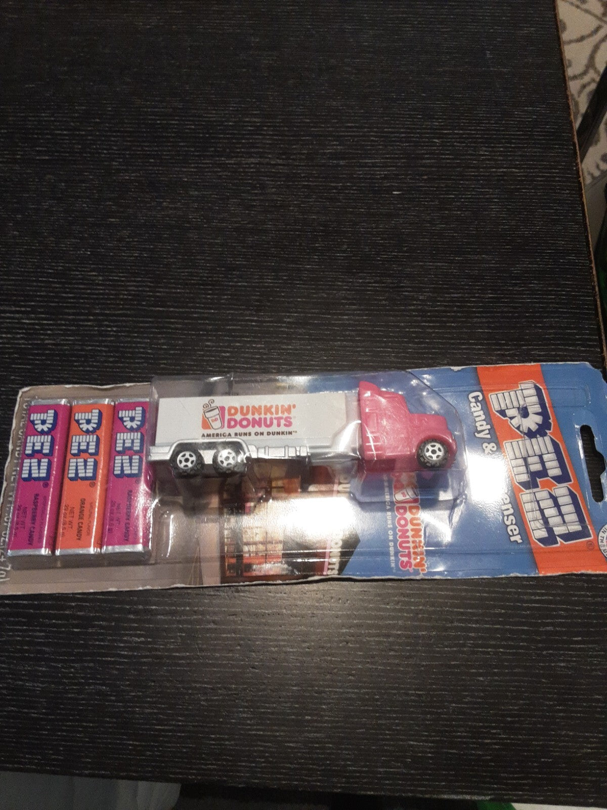 Lot 2 Sealed Limited Edition Dunkin Donuts Pez Dispenser Truck PINK CAB