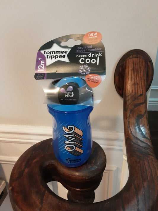 Tommee Tippee Insulated Sippee Cup 12m+ blue. OMG 