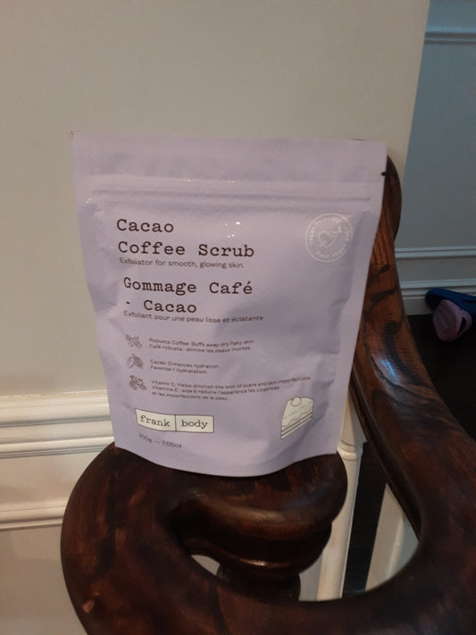 FRANK BODY New SEALED Cacao Coffee Scrub 200g/7.05 Oz Exfoliator