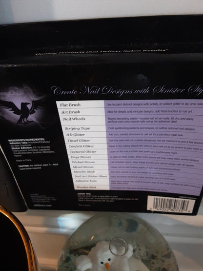 Kiss Good Versus Evil Nail Art Kit Black Magic Cast Spell With Nail Art NIB