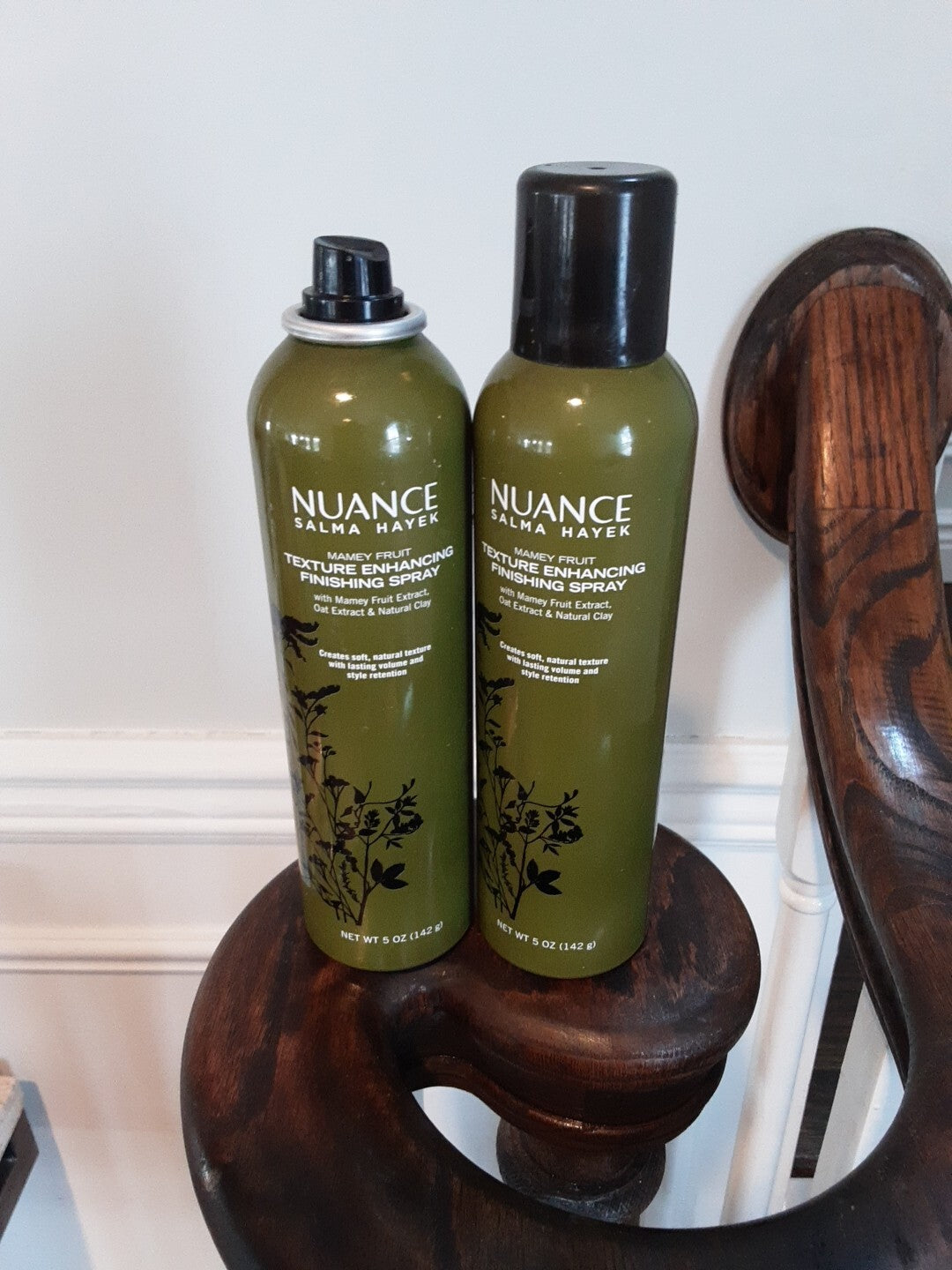 Nuance By Salma Hayek Texture Enhancing Finishing Spray for Hair 5oz - Lot of 2