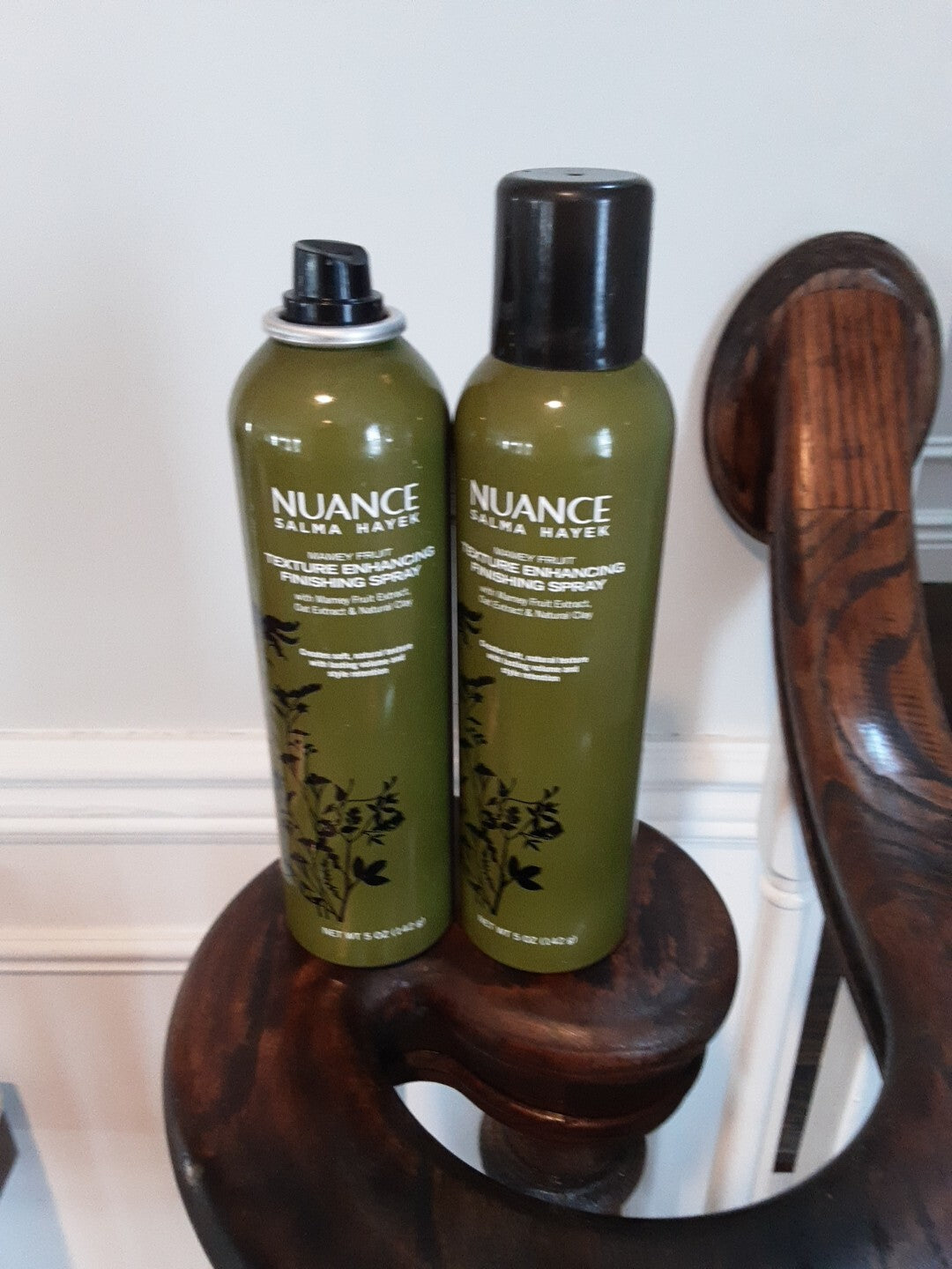Nuance By Salma Hayek Texture Enhancing Finishing Spray for Hair 5oz - Lot of 2