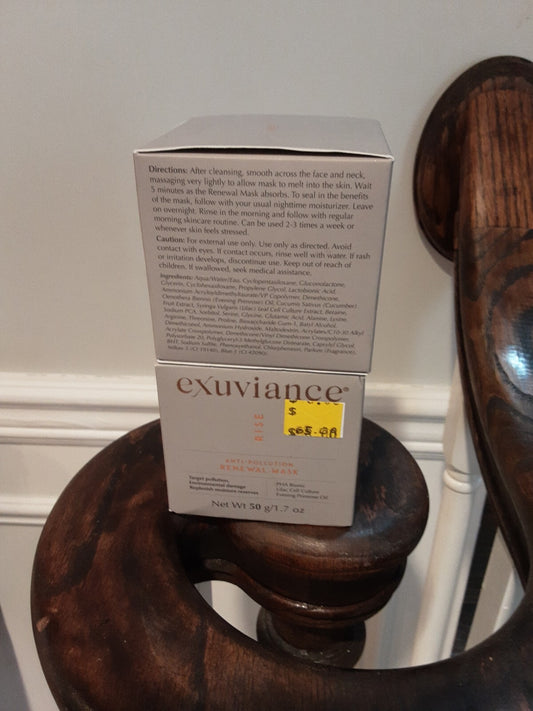 Lot 2 EXUVIANCE rise anti pollution  renewal Mask 1.7 Oz each 